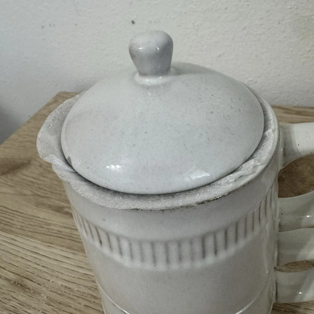 Hearth‎ & Hand Magnolia Stoneware Coffee Pot & Mug Set Joanna Gaines Tea Pot Cup